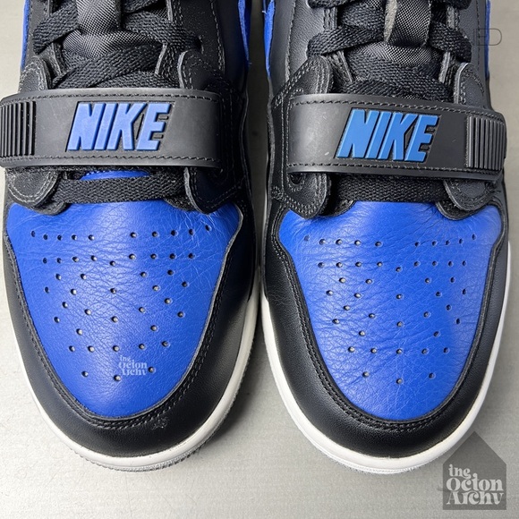 Size 10.5 Vintage 2019 Jordan Legacy 312 Low 'Royal' CD7069-041 Pre-Owned - Picture 7 of 11